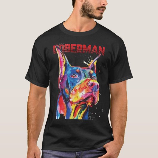 T-shirt Doberman Warrior (Devant)