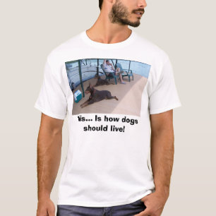 T-shirt Dobermann, ceci… Est comment les chiens devraien