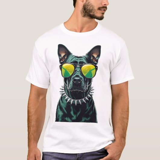 T-shirt Dobermann Cool (Devant)