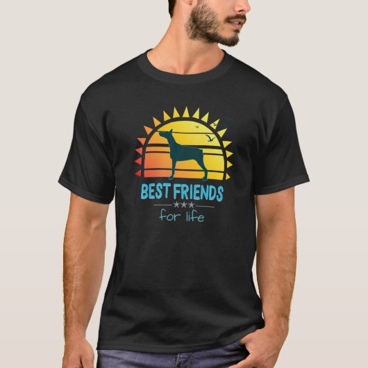 T-shirt Dobermann race de chiens (Devant)