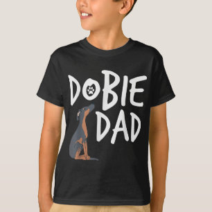 T-shirt Dobie Papa Doberman Pinsman Chien Chien Chien Chie