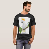T-shirt d'obscurité de cacatoès de Citron (Devant entier)
