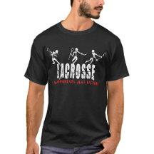 T-shirt d'obscurité de lacrosse