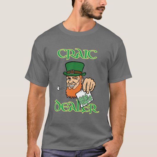 T-shirt d'obscurité de marchand de Craic (Devant)