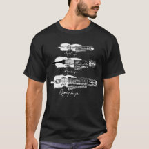 T-shirt d'obscurité de Nyckelharpa des hommes