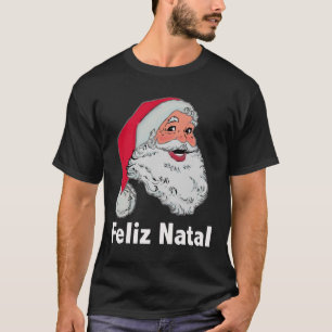 T-shirt d'obscurité de Père Noël de Portugais