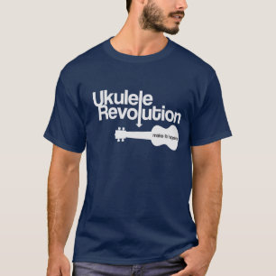 T-shirt d'obscurité de révolution d'ukulélé