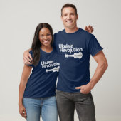 T-shirt d'obscurité de révolution d'ukulélé (Unisexe)