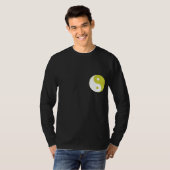 T-shirt d'obscurité de Yin Yang (Devant entier)