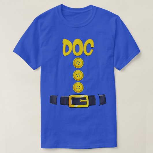 T-shirt Doc Halloween Dwarf Costume Color Matching  (Design devant)