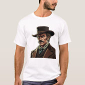 T-shirt Doc Holliday: Sharp Gaze & Legend (Devant)