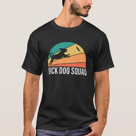 T-shirt Dock Chien Squad Jumping Chiens Water Sport (Devant)