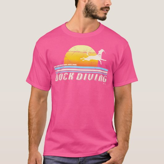 T-shirt Dock Diving Dock Jumping Chien Plongée (Devant)