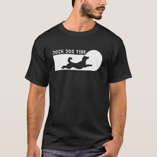 T-shirt Dock Dog Time Water Dog Coach Sport (Devant)