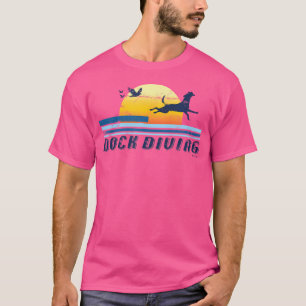 T-shirt Dock Jumping Chien Maman Chien Papa