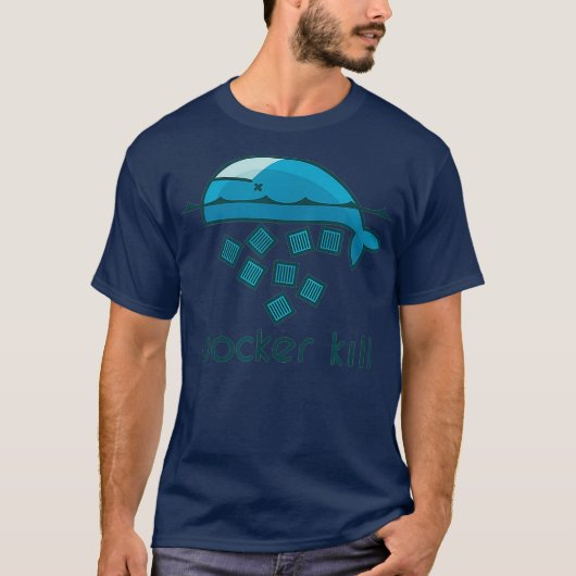 T-shirt Docker conteneur linu développe le code de program (Devant)