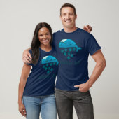 T-shirt Docker conteneur linu développe le code de program (Unisexe)