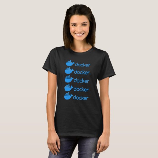 T-shirt Docker Engine Programming Coding Software Deve (Devant entier)
