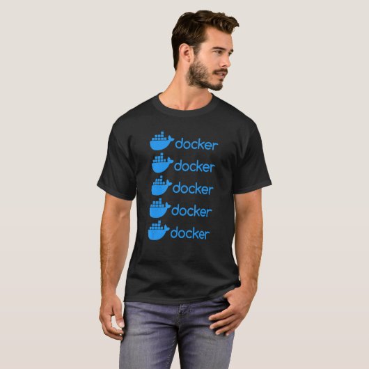 T-shirt Docker Engine   Programming  Coding  Software Deve (Devant entier)