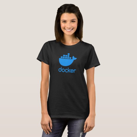 T-shirt Docker Engine Software Programming Coding Develop (Devant entier)