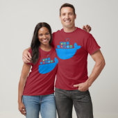 T-shirt Docker React Node Js Ruby Rail Python Hackathon (Unisexe)