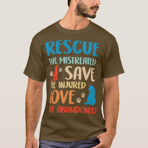 T-shirt Docteur Costume Amoureux des chats de chien de sau