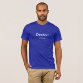 T-shirt Docteur de la philosophie PhD (Devant entier)