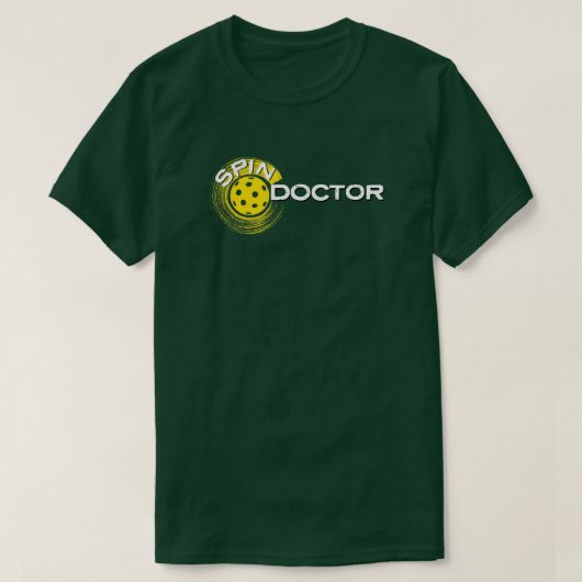 T-shirt Docteur de spin de pickleball (Design devant)