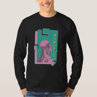 T-shirt Docteur de Vaporwave - longue chemise de douille