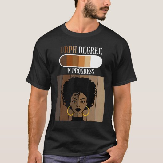 T-shirt Docteur en santé publique DrPH Degré en cours Bl (Devant)