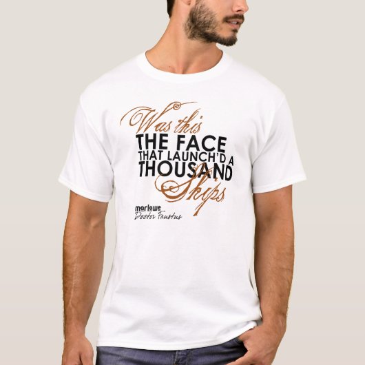 T-shirt Docteur Faustus Quote (Devant)