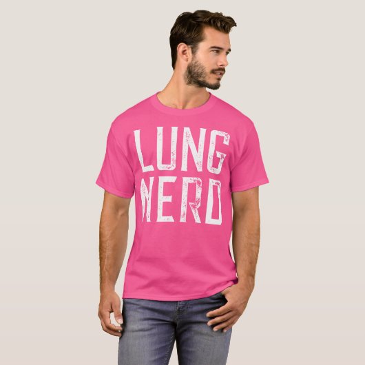 T-shirt Docteur pulmonaire Nerd pulmonaire (Devant entier)