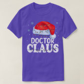 T-shirt Docteur Santa Claus Noël Funny Matching Costum (Design devant)