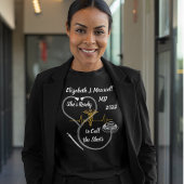 T-shirt Docteur Stethoscope | Elle est prête à lancer les