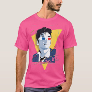 T-shirt Docteur Who 80S Locant Temps Rétro Voyageur Sci-Fi