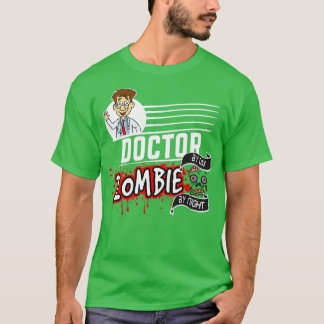T-shirt Docteur Zombie la nuit 4