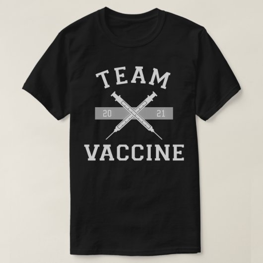 T-shirt Docto de l'équipe Vaccine Pro Vaccination 2021 (Design devant)