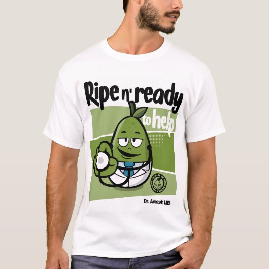 T-shirt Doctor aguacate  (Devant)