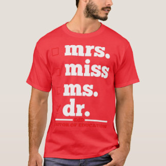 T-shirt Doctorat