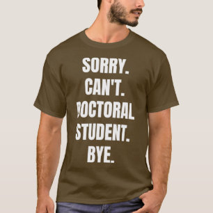 T-shirt Doctorat Doctorant Doctorat Docteur En Philosophie