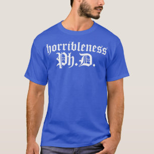 T-shirt Doctorat En Horriblesse Dark Version 1