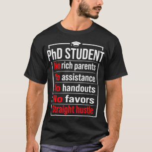 T-shirt Doctorat en thèse Dissertation Doctorat Graduation