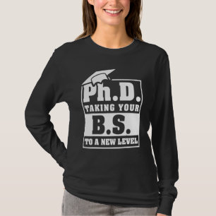 T-shirt Doctorat Faire Passer Votre Licence À Un Niveau Su