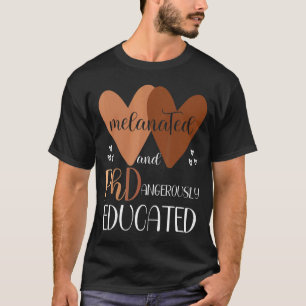 T-shirt Doctorat Noir Melané Et Ph Dangereusement