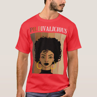 T-shirt Doctorat PhDivalicious Doctorat Graduation noir af