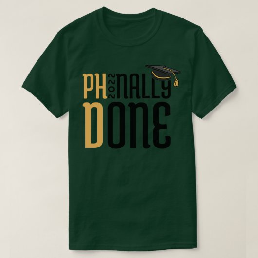 T-shirt Doctorat réalisé en phase terminale 1 (Design devant)