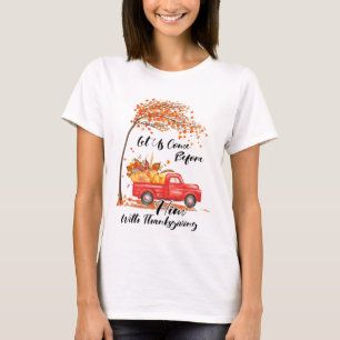 T-shirt Doctorat Venez avant lui avec Thanksgiving Costum