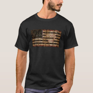 T-shirt Documents censurés Drapeau américain États-Unis d