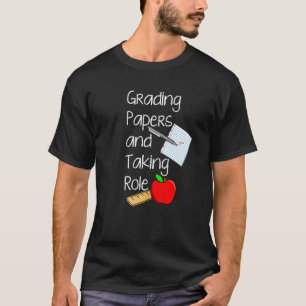 T-shirt Documents De Classement Et De Rôle Enseignant À L'