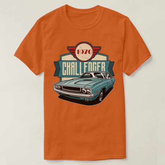 T-shirt Dodge Challenger 1970 (Design devant)